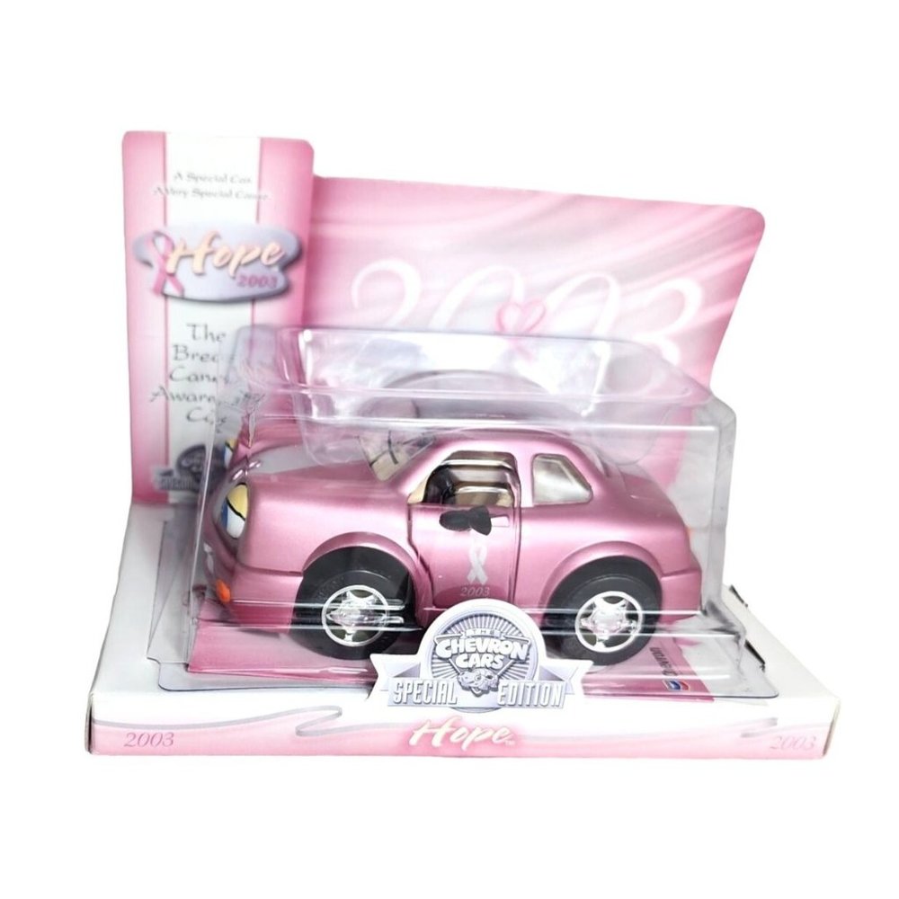 The Chevron Cars Hope 2003 Techron - Breast Cancer Awareness Toy Collectible